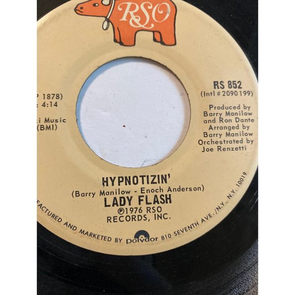 Vintage 7” vinyl record 45 RPM lady flash hypnotizin street singin - Picture 4 of 5